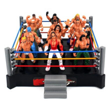 AZ Trading & Import PS3B7 Little Wrestlers Rumbling Cage Set