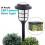 AAMEN Garden pathway Solar-Powered LED Lantern Stake Lights - Set of 4 3