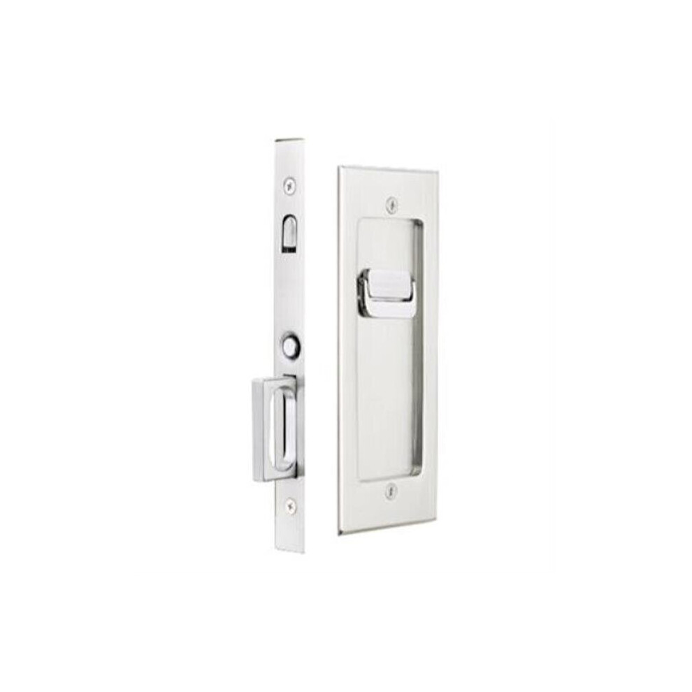 Emtek 2115Us15134 1.75 In. Modern Rectangular Privacy Pocket Door Mortise Lock, Satin Nickel 724086056217