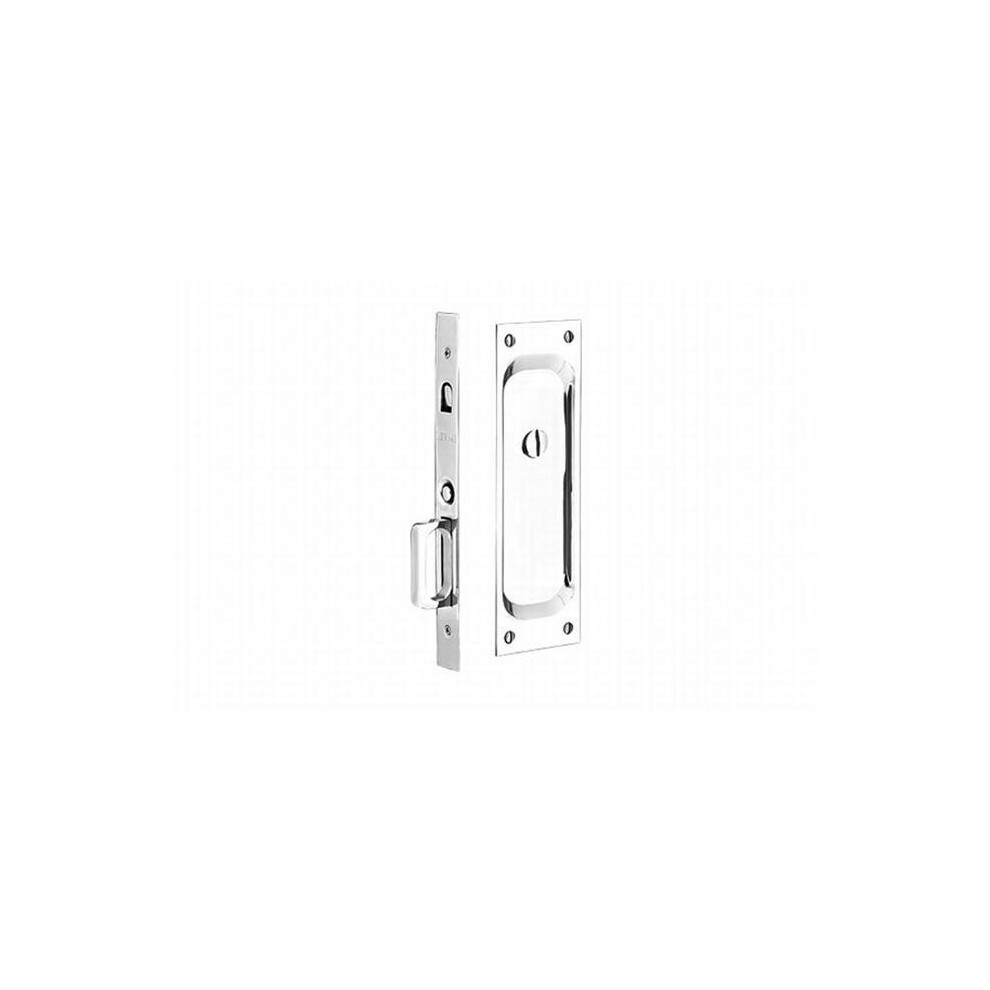 Emtek 2105Us26138 1.375 In. Privacy Pocket Door Mortise Lock, Bright Chrome 724086217878