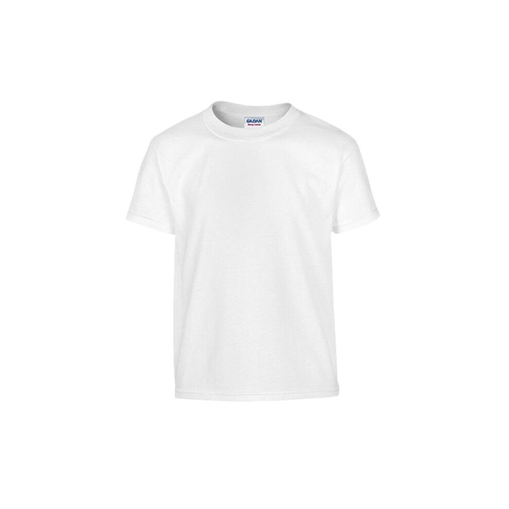 Gildan 2327585 Extra Small Irregular Youth Short Sleeves T-shirt, White - Case of 12