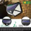 100LED Solar Motion Sensor Power Light PIR Security Outdoor Garden Wall Lamp 8