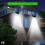 100LED Solar Motion Sensor Power Light PIR Security Outdoor Garden Wall Lamp 9
