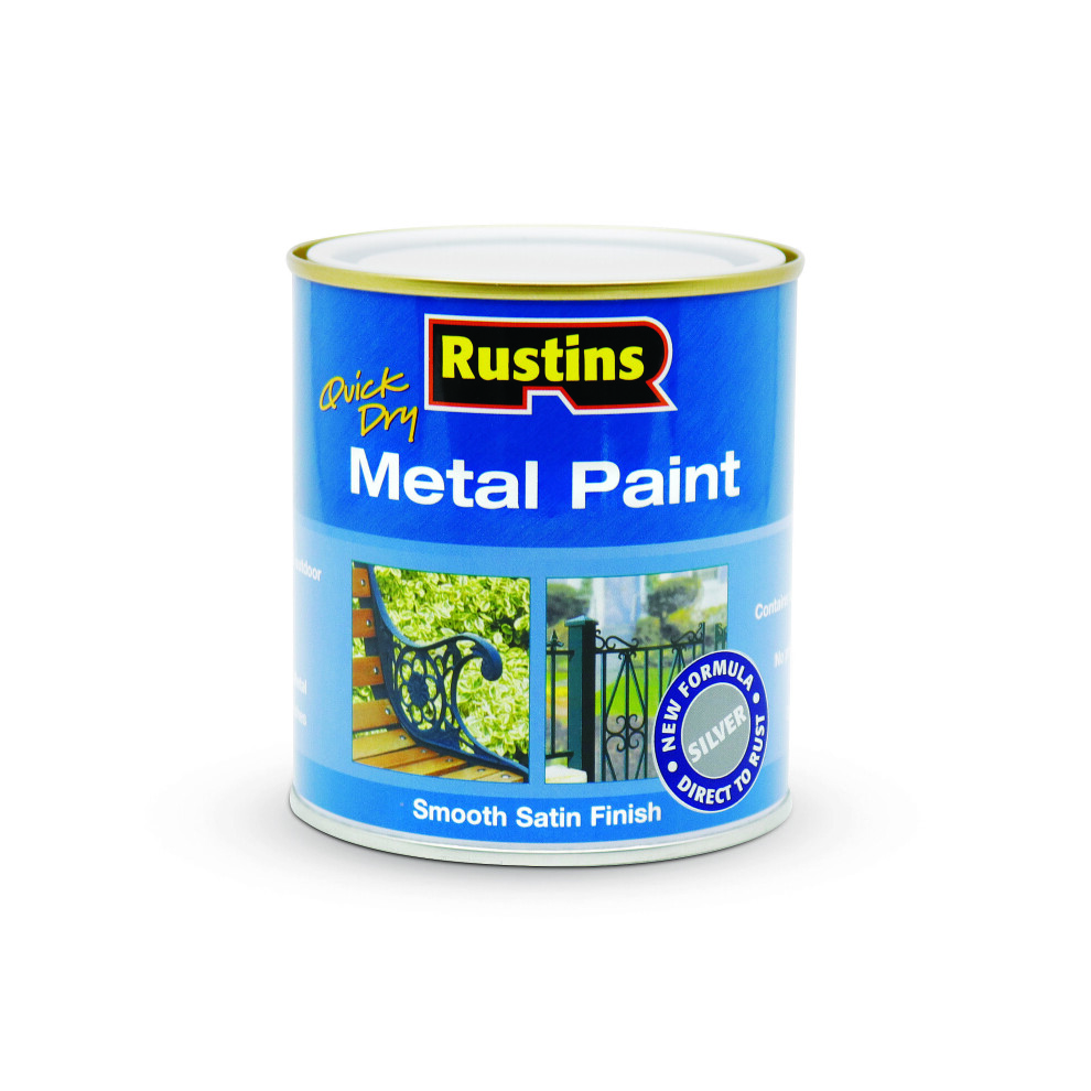 Rustins Metal Paint - Silver 500ml