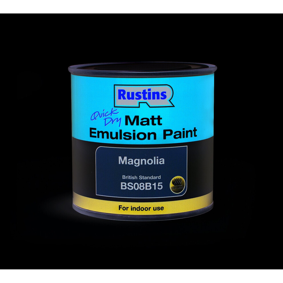 Rustins Matt Emulsion Paint - Magnolia 500ml