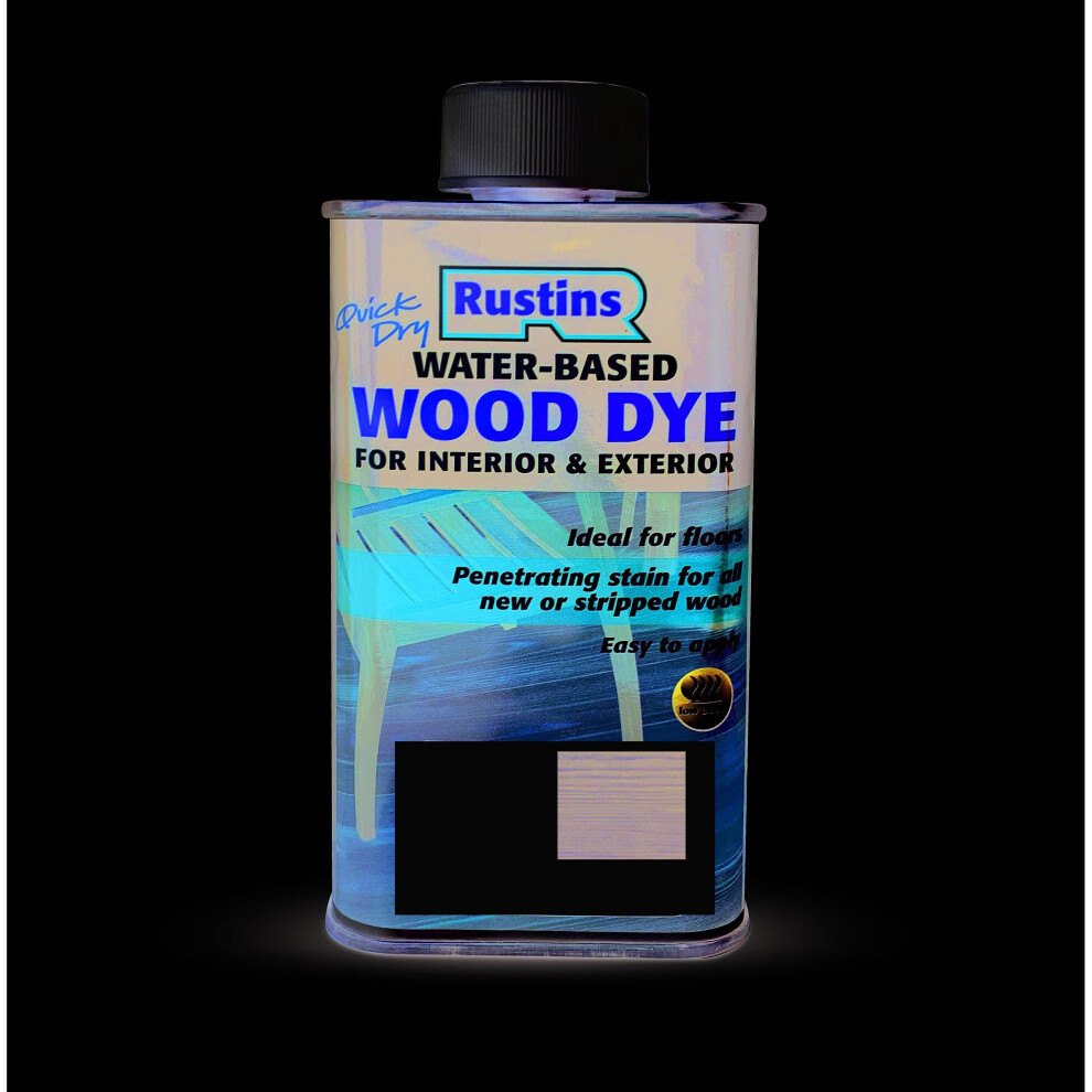 Rustins Wood Dye - Grey - 250ml