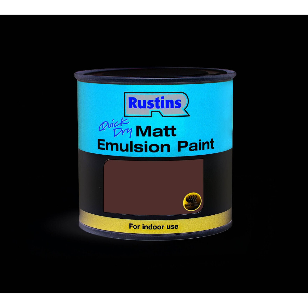 Rustins Matt Emulsion Paint - Grey 500ml