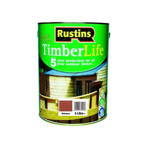 Rustins Rustins Quick Dry Timberlife - Mahogany 5ltr