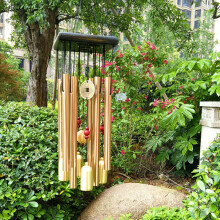 Outdoor Large Wind Copper Bells Chimes Garden Yard Home Tubes