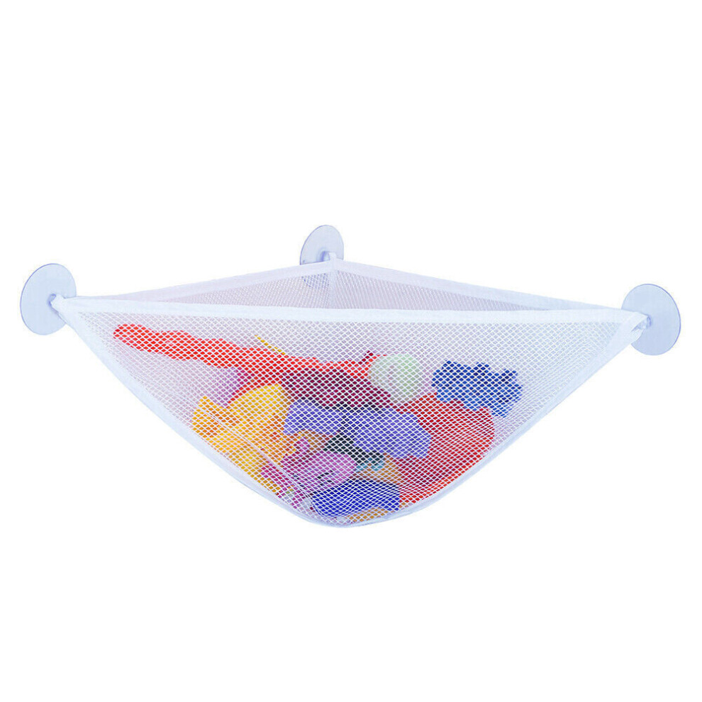 ( ) Bath Toy Storage Bathtub Toys Mesh Net Holder Organiser Bathroom White Mdsrjone