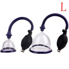 (  L:10*10 cm / 3.9*3.9 inch) S/L Suction Cup Female Pussy Breast Pump Enhancement Enlargement