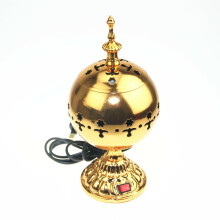 ( Design2) Arabian Incense Bakhoor Oud Burner Bakur Electric Metal Mabkhara Home