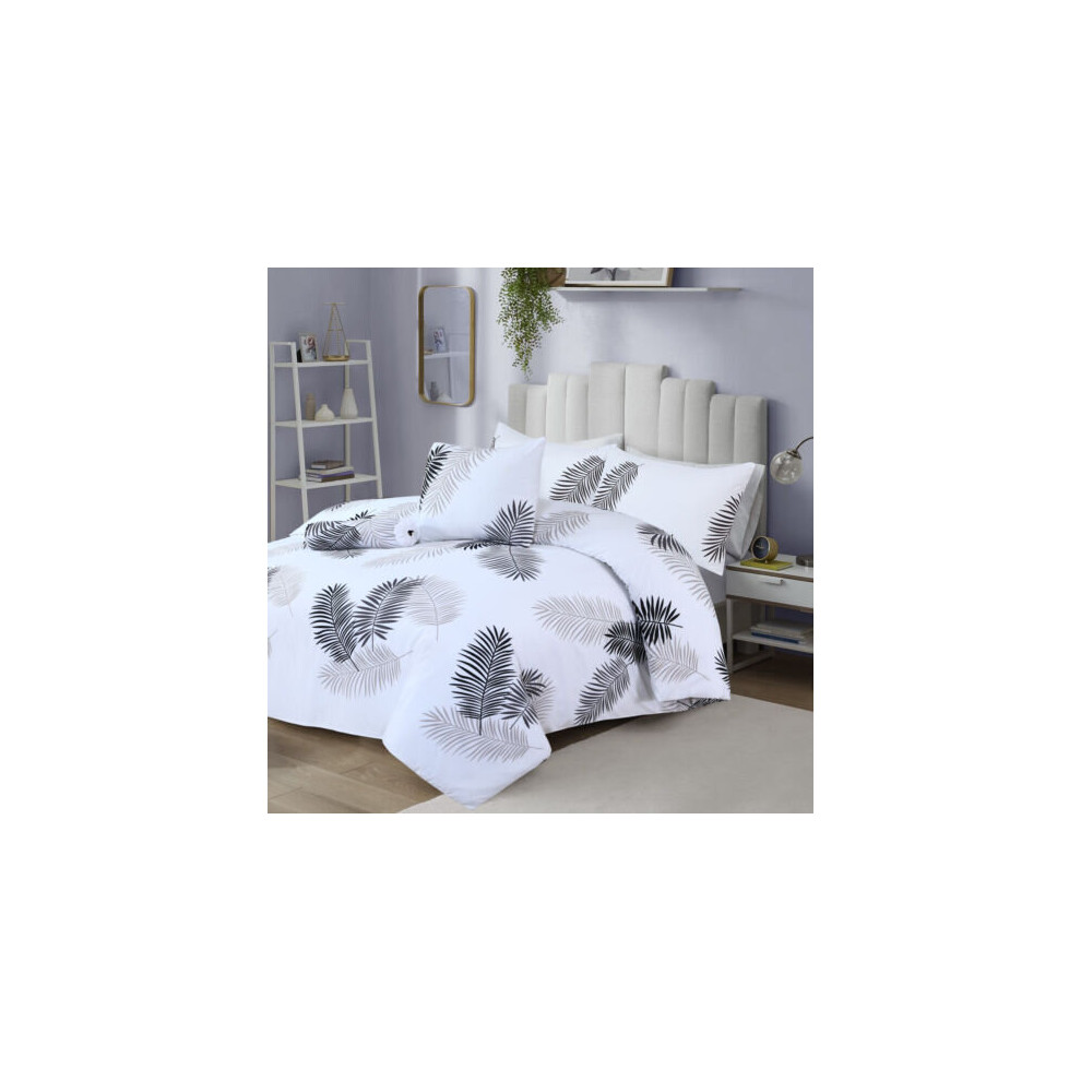 (Leaf, SINGLE) Printed Duvet Quilt Covers Floral Bedding Set