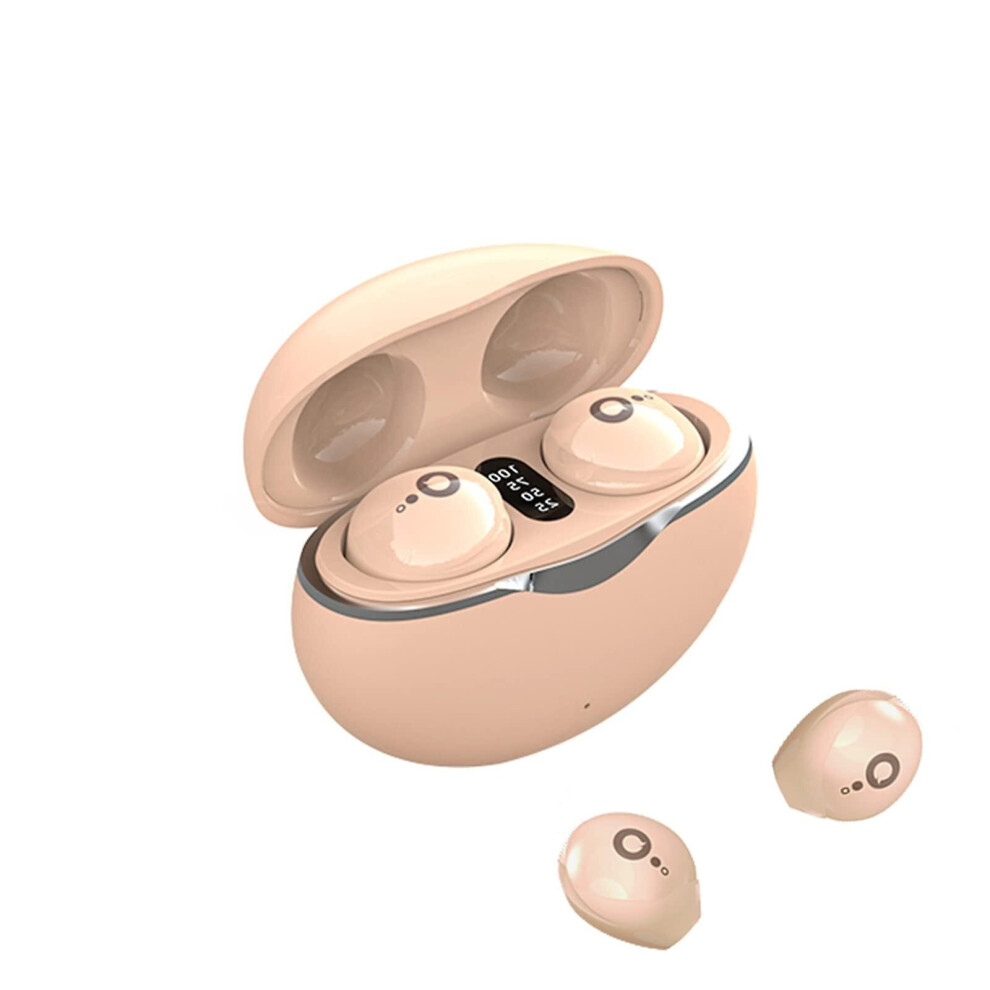 (Beige) Wireless Earbuds Invisible Bluetooth Sleeping Headphones Noise Canceling Earbuds Not,Specified 768582210933