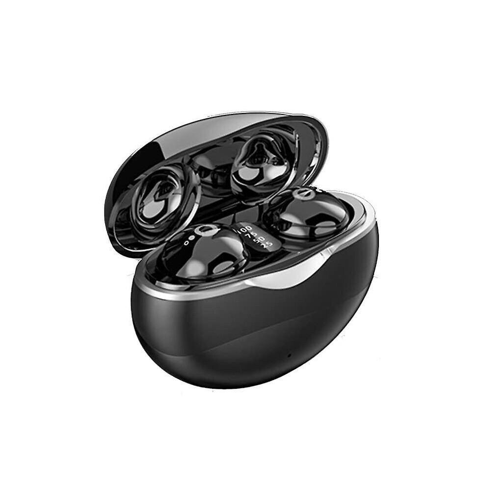 (Black) Wireless Earbuds Invisible Bluetooth Sleeping Headphones Noise Canceling Earbuds Black 768582210872