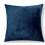 (Blue) Velvet Cushion Covers Luxury Plain & Stripe Patterned Cushion Covers 2