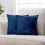 (Blue) Velvet Cushion Covers Luxury Plain & Stripe Patterned Cushion Covers 1