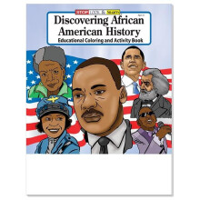 DDI 2353880 Discovering African American History Coloring Book Case of 125