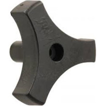 JR Products JRP20175 0.56 in. Tri-lug Window Knob, Black
