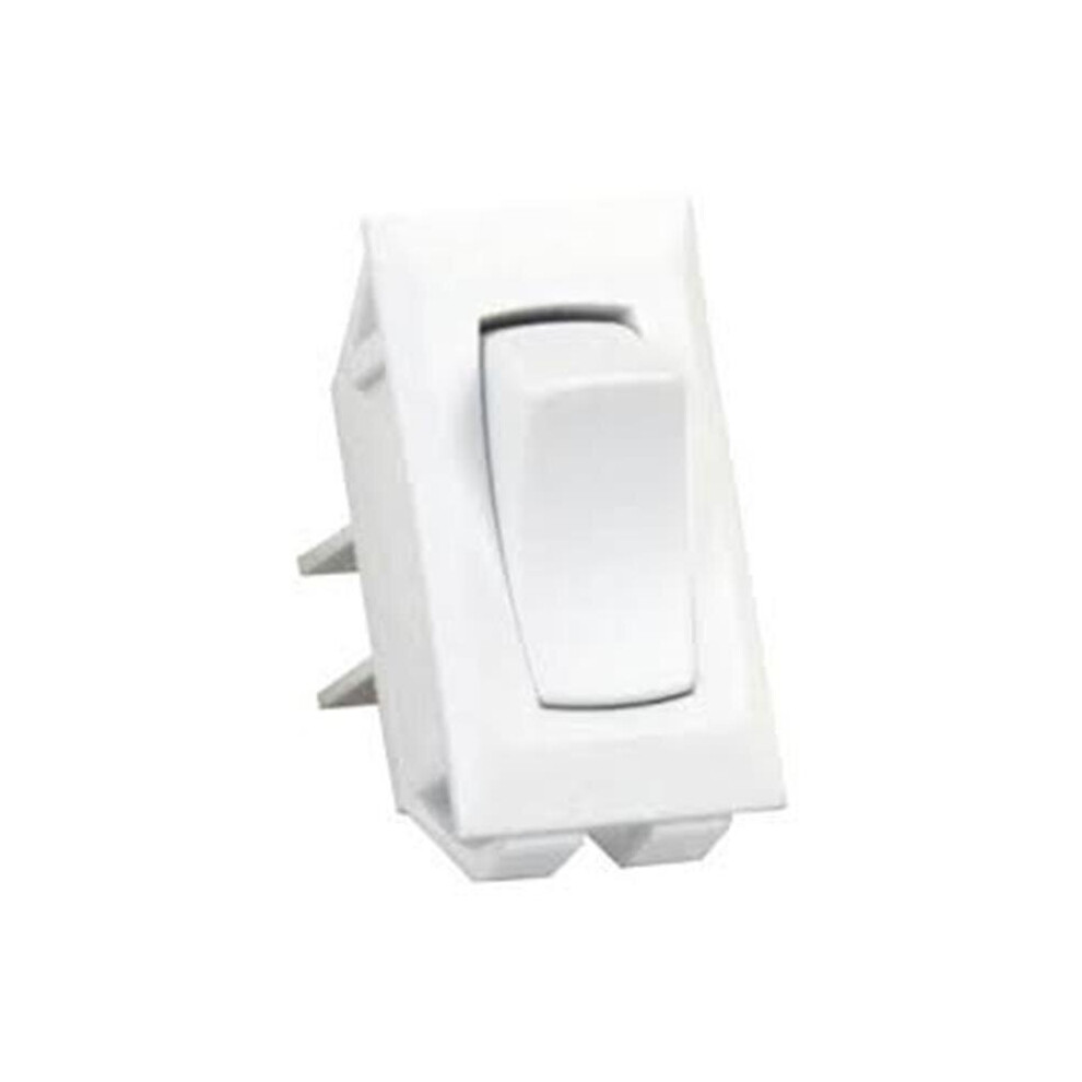 Jr Products Jrp13395 Unlabeled 12V On, Off Switch - Polar White 740078368113