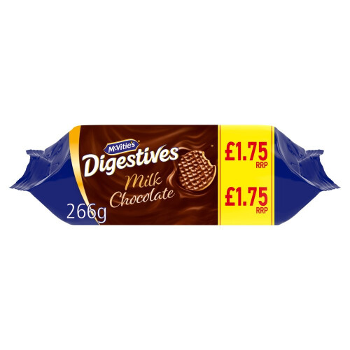 McVities McVitie's Milk Chocolate Digestive Biscuits 266g (Pack of 15)
