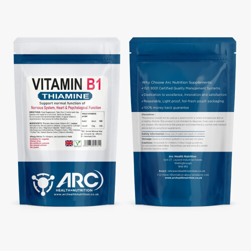 Vitamin B1 Thiamine 100mg 180 Tablets 1