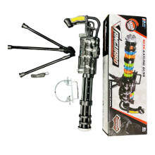 Kinder M134 Laser Light Gatling Gun Spielzeug Lichter, Sound & Stand (B) Spiele Jungen Weihnachtsgeschenke