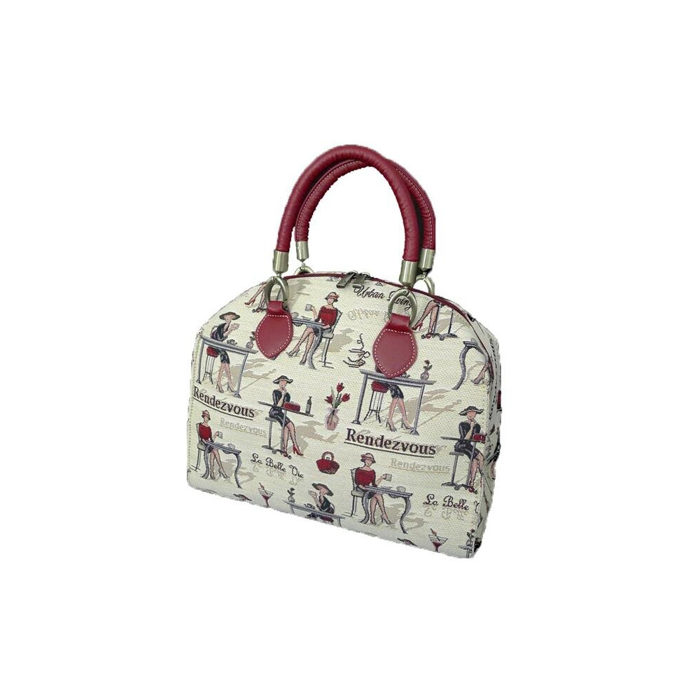 Sinobrite 4933-Rendezvous Tapestry Arched Bag - Rendezvous-image-OPC-PBCYZ7X-NEW