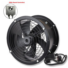 (24 Inches / 600mm Speed Controller) Commercial Axial Extractor Canopy Kitchen Restaurant Industrial Fan