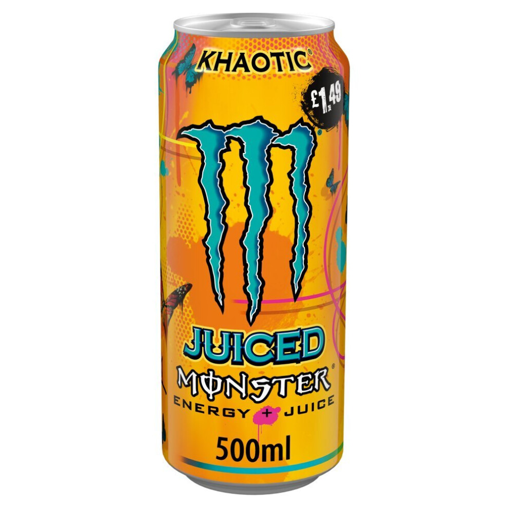 Monster Energy Monster Khaotic Energy Drink 500Ml (Pack Of 12)