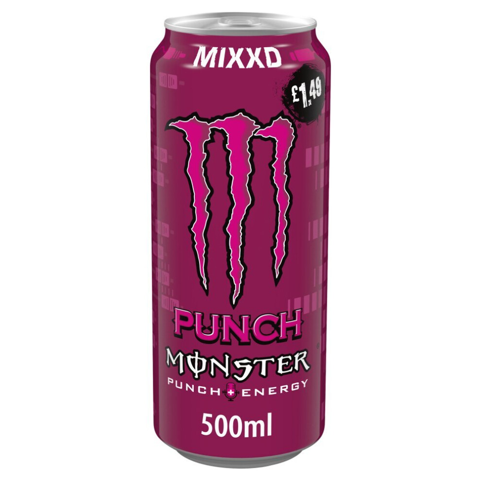 Monster Mxd Punch Energy Drink 500ml (Pack of 12)