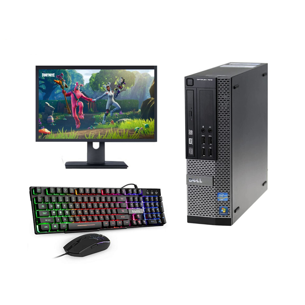 Fcs Gaming Pc Dell Hp Computer Bundle Windows 10 Quad Thread I3 8Gb 500Gb Gt 730