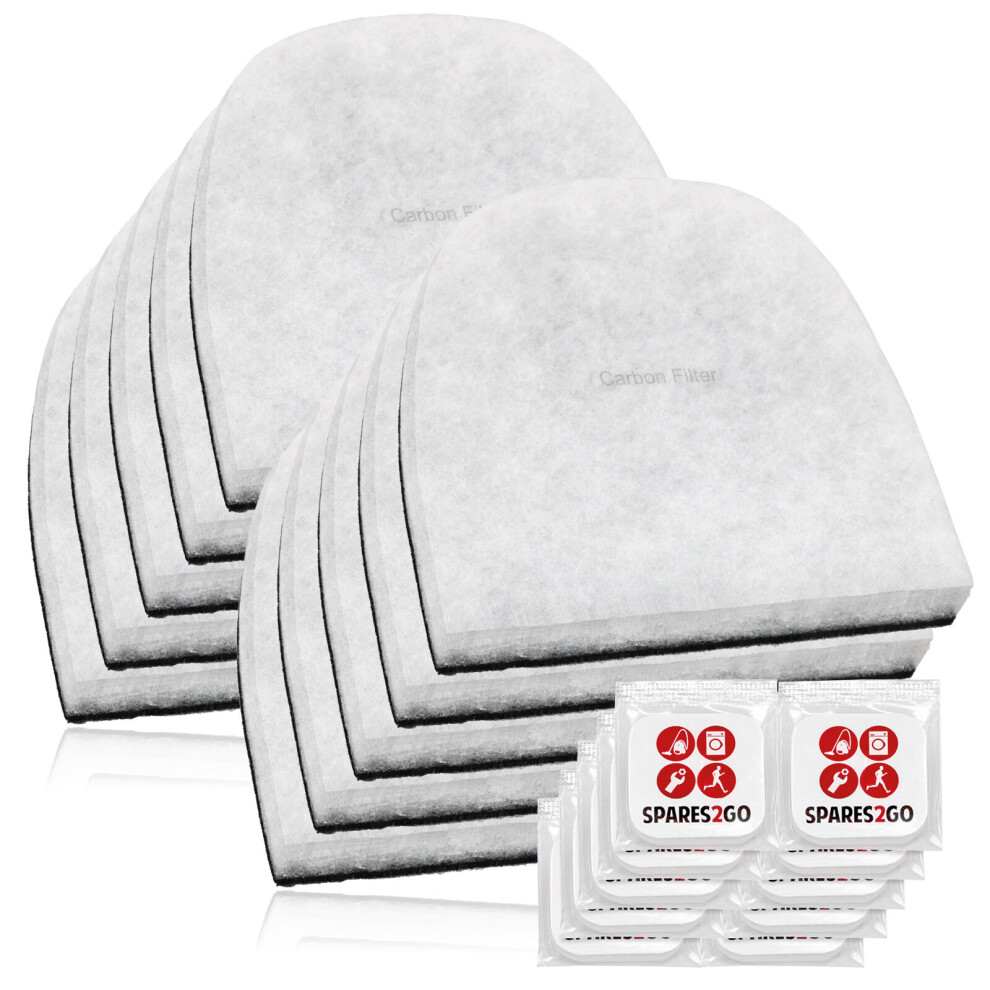 Carbon Filter compatible with Ebac 2000 Series 2600e 2600ex 2650e Dehumidifier(10 x Filters + Fresheners)