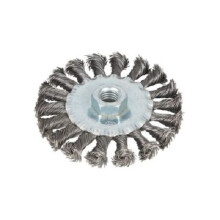 Blue Spot Tools 100mm (4") M14 x 2 Flat Twist Knot Wire Wheel Brush
