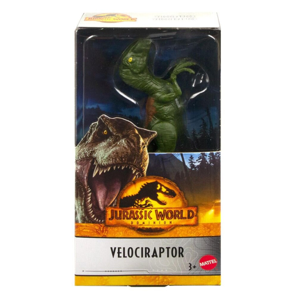 Mattel Jurassic World Dinosaur Velociraptor 6" Action Figure Official