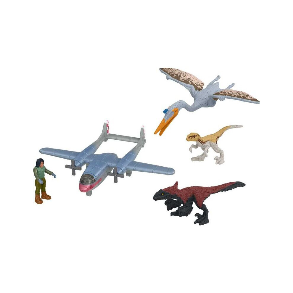 Mattel Jurassic World Dominion Minis Flight Or Fight Figure 5 Pack