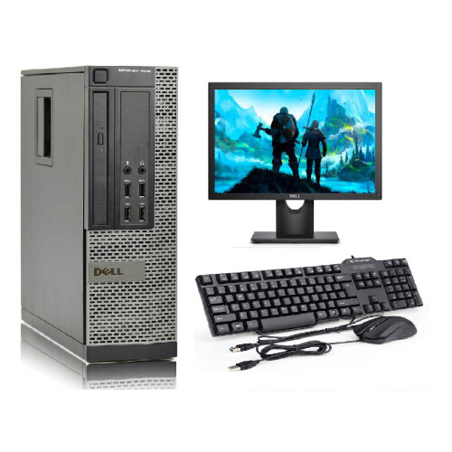 Refurbished Fcs Full Dell Quad Core I5 Desktop Pc Tower Computer Windows 10 8Gb Ram 1Tb Hdd