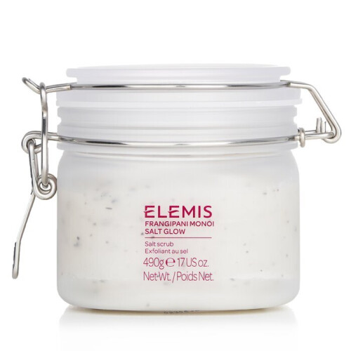 Frangipani Monoi Salt Glow Salt Scrub Exfoliant - 480g/17oz