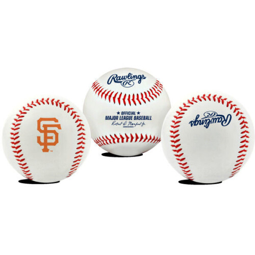 Rawlings MLB Baseball con Logo della squadra San Francisco Giants, Ufficiale, Bianco