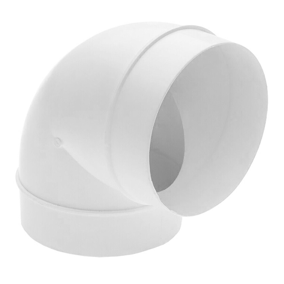 Spares2go Universal Tumble Dryer Bend Elbow Duct 90 Degree Vent Hose Pipe Tube Male Ducting Connector (4" / 100Mm)