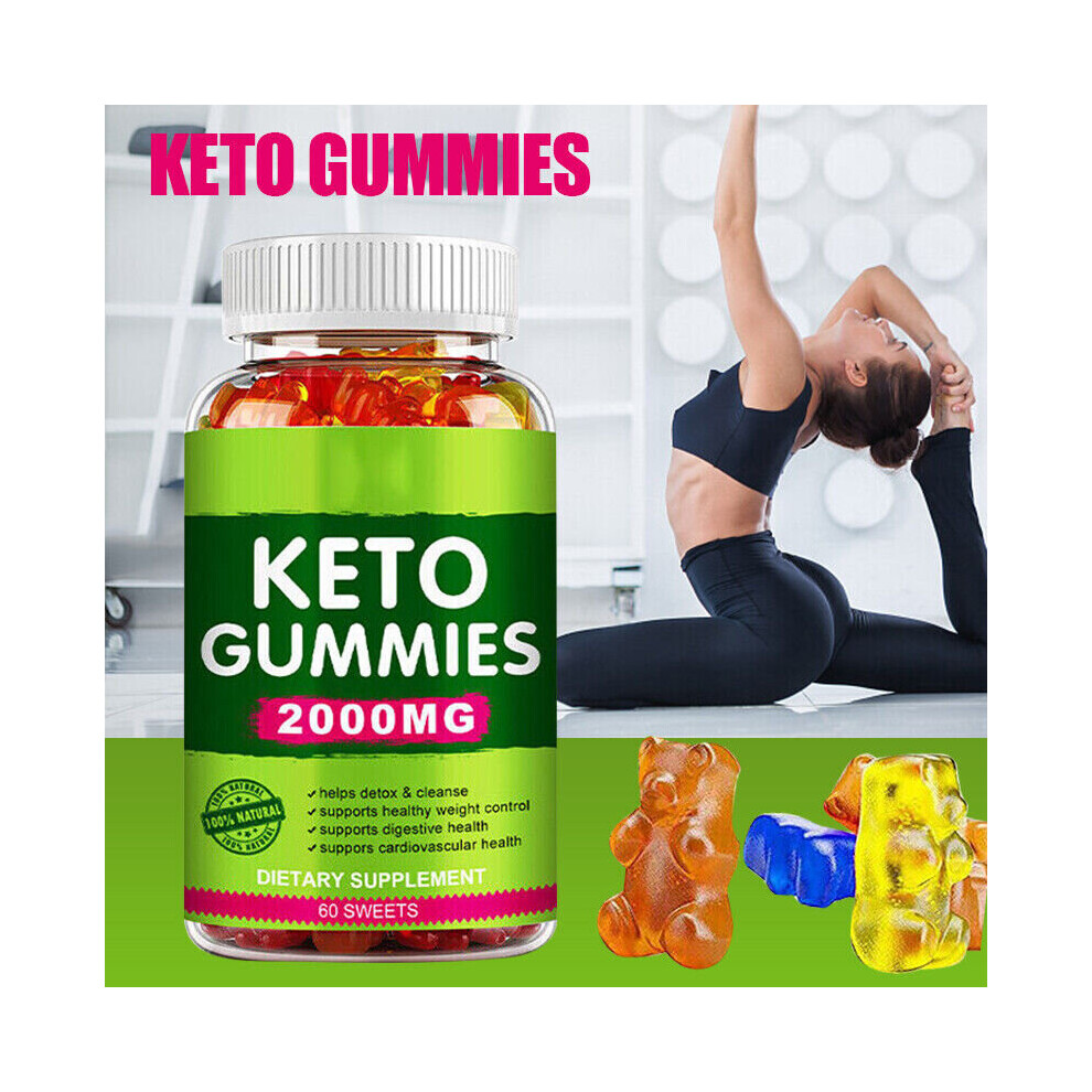 Keto Gummies Ketone Weight Loss Fat Burner Women Men Dietary