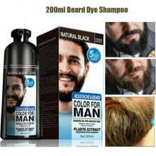 Instant Mens Beard Hair Colour Dye Tint Cream Moustache Blackening