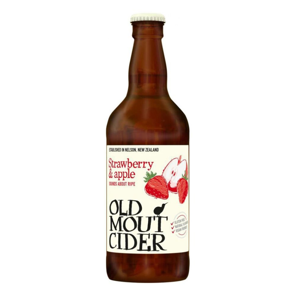 Old Mout Strawberry & Apple Cider 12 x 500ml NRB