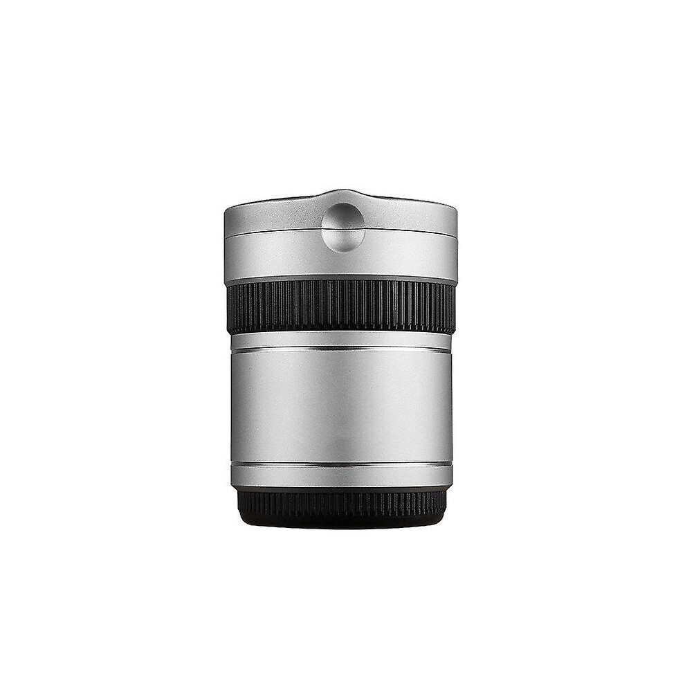 () Car Ashtray Led Cigarette Ash Tray With Lid Portable Car Accessories Silver/Light 768655112461