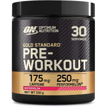 Optimum Nutrition Gold Standard Pre Workout Watermelon Flavoured Powder, 330g