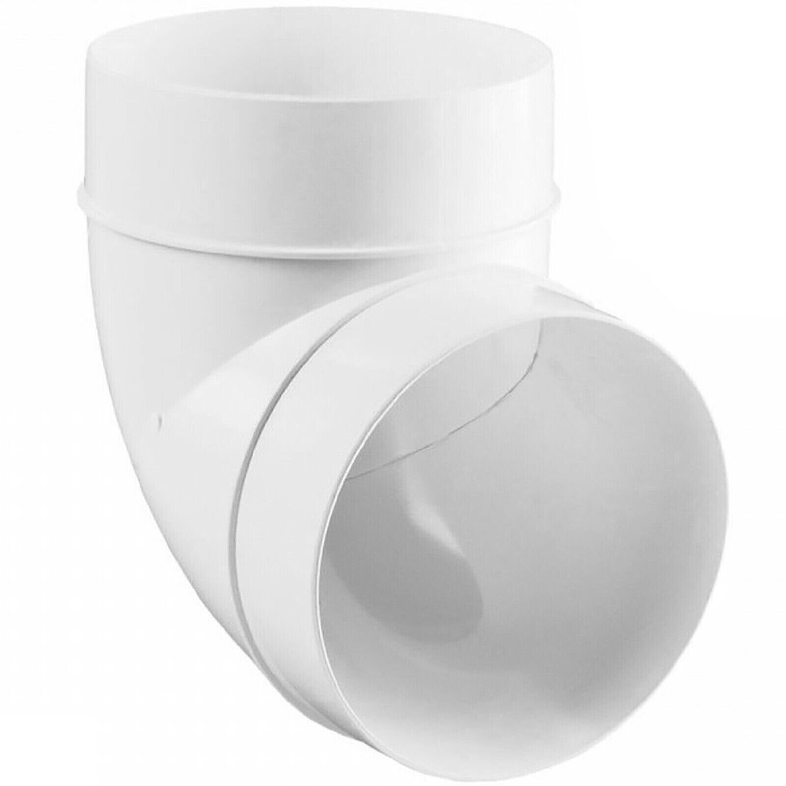 Cooker Hood Bend Elbow Duct 90 Degree Vent Hose Pipe Tube Male Ducting