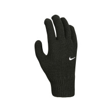 (LX) Nike Youths Swoosh Knit Gloves Black