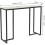 (Ink Painting Pattern-black Legs) Sintered Stone slim Console Table Desk Hallway Unit 3