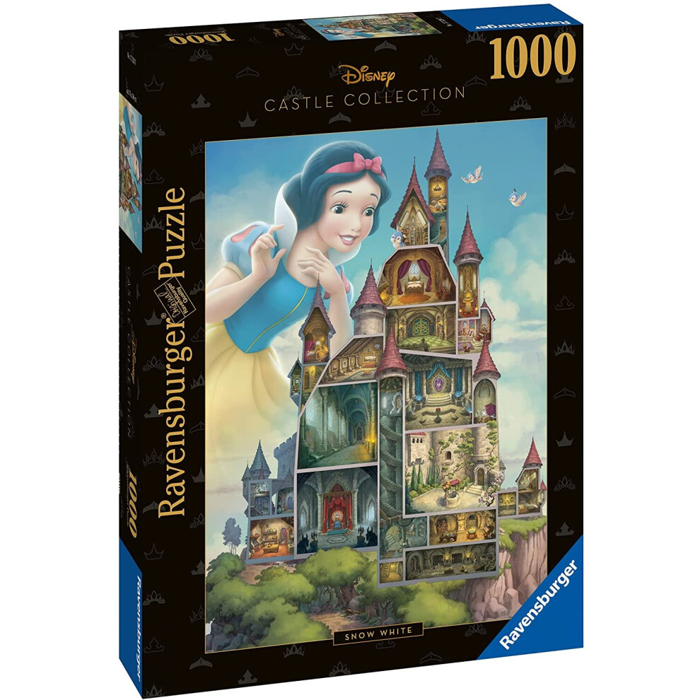Ravensburger Jigsaw Puzzle - Disney - Castle Collection - Snow - 1000 Pieces White