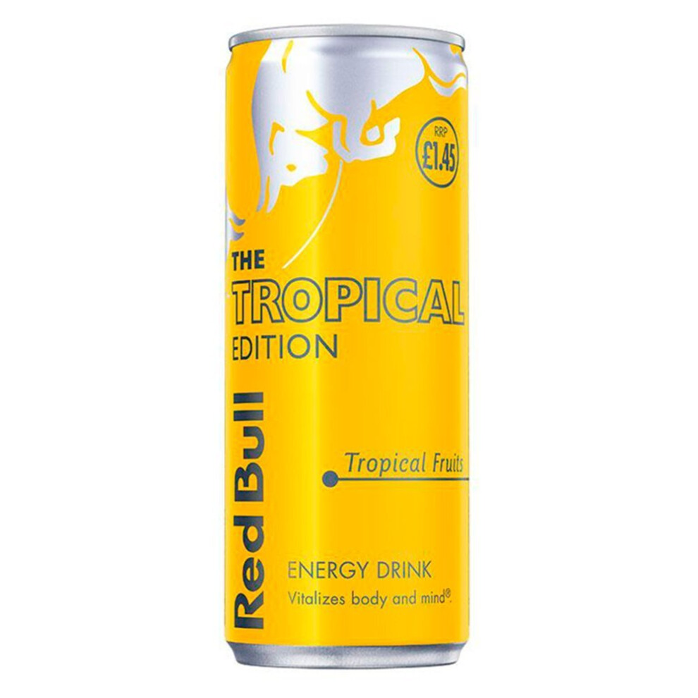 Red Bull The Tropical Edition Tropical Fruits Drink 250ml (Pack of 12)